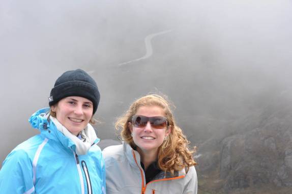 Com a Laura no Parque Nacional Cajas, na região de Cuenca, no Equador